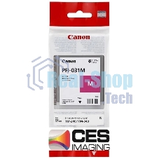 Картридж струйный Canon Pigment Ink PFI-031 Magenta пурпурный (55 мл) для Canon imagePROGRAF TM-240, TM-340