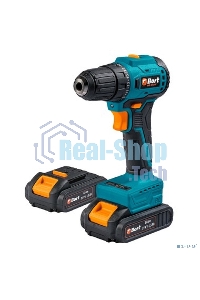 Дрель-шуруповерт Bort BAB-21-BLK, Аккумуляторная, 21В, 2 АКБ, Кейс