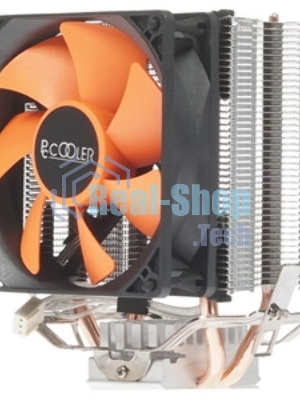 Кулер для процессора PcCooler S93 V2 Soc-AM5/AM4/1200/1700/1851 черный 3-pin 26.4dB Al+Cu 100W Ret (R3-I210WBKNXX-GL)