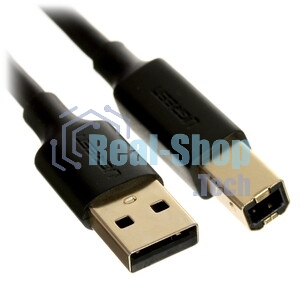 Кабель USB 2.0 на USB-B угол влево 1,5 м