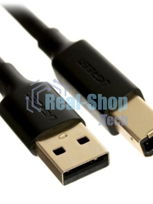Кабель USB 2.0 на USB-B угол влево 1,5 м