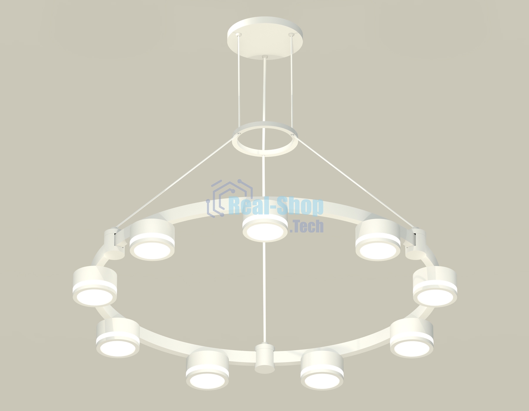 Светильник Ambrella light XR92031900/9 SWH/FR белый песок/белый матовый GX53 (A9203, C9241, N8412)