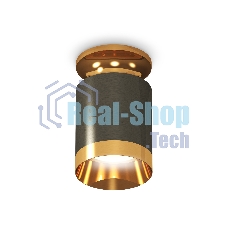 Светильник Ambrella Light XS6303140 DCH/PYG черный хром/золото желтое полированное MR16 GU5.3 (N6905, C6303, N6134)