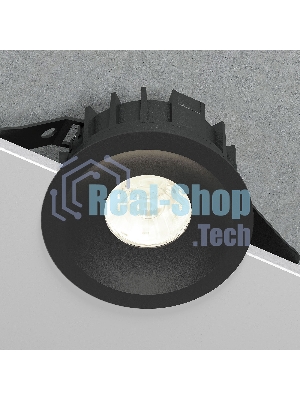 25069/LED 20W 4000K / светильник встраиваемый светодиодный / черный