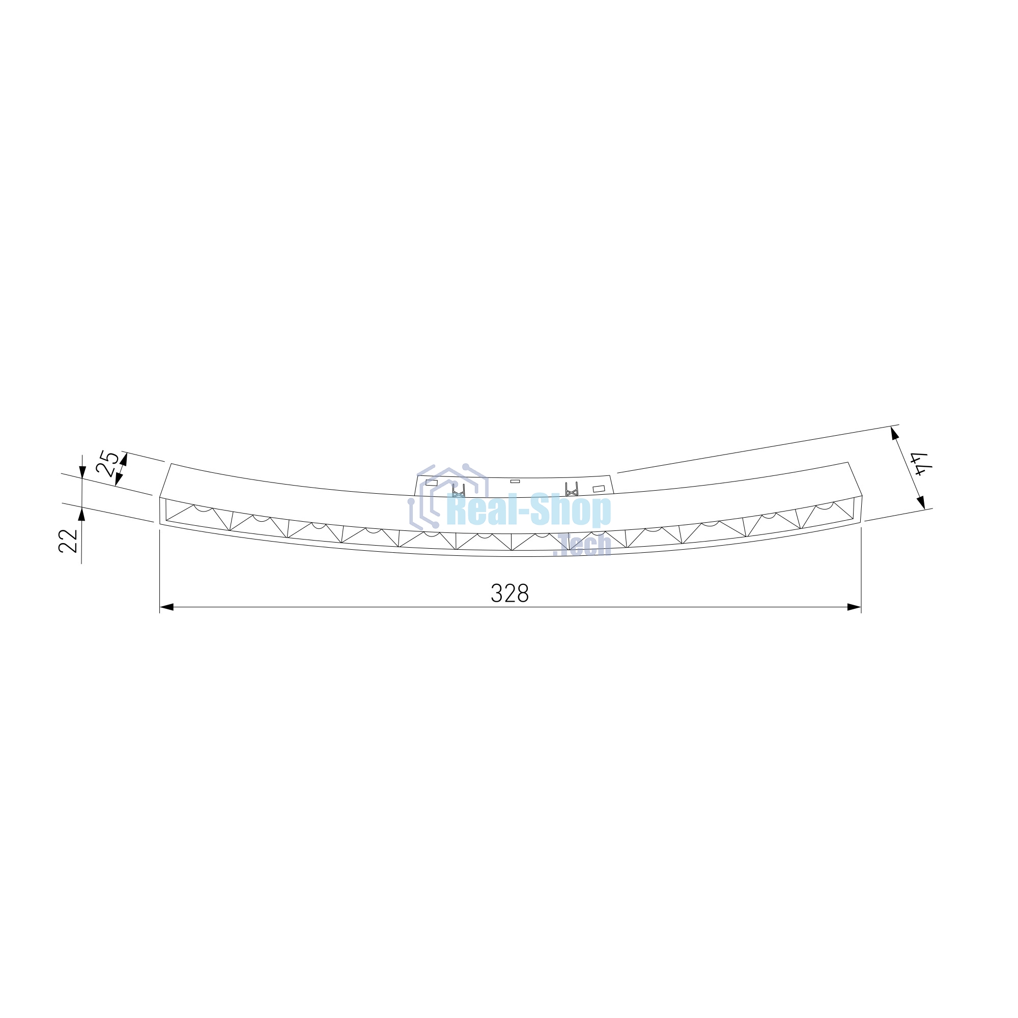Трековый светильник Slim Magnetic 12W 4200K Intenso (чёрный) (?800мм) 85184/01