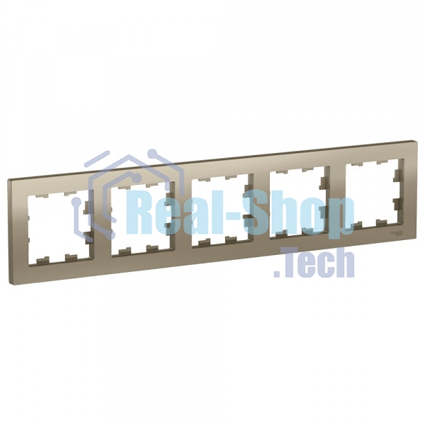 Рамка 5-м ATLAS DESIGN универс. шампань SchE ATN000505