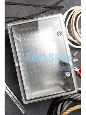 Бокс пластиковый с монтажной платой прозр. дверь EKF PROxima PBT65MP005 500х350х190 мм IP65