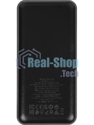 Портативный аккумулятор Hoco J123A Element 20000mAh 2A 2xUSB-A черный