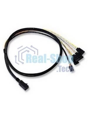 Кабель ACD-SFF8643-SATASB-08M, INT SFF8643-to-4*SATA+SB (MiniSAS HD -to- 4*SATA+SideBand internal cable) 75cm