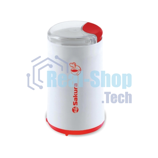 Кофемолка Sakura SA-6158WR 200Вт 50гр бел/крас