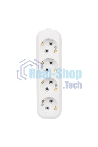 Колодка 4 гнезда c заземлением Rexant