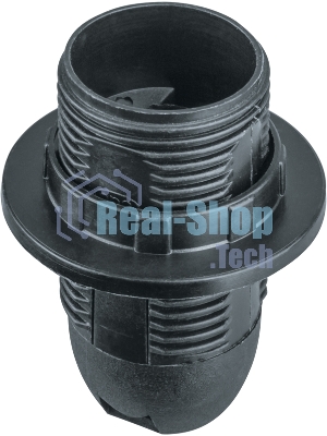 Патрон электрический Navigator NLH-PL-R1-E14-BL пласт. люстровый с кольцом