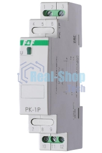 Реле промежуточное PK-1P/Un (монтаж на DIN-рейке 35мм 24В AC/DC 16А 1P IP20) F&F EA06.001.003