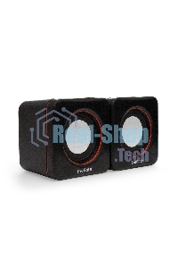 Акустическая система 2.0 ExeGate EX287050RUS Disco 160 (питание USB, 2х3Вт (6Вт RMS), 100-20000Гц, черный)