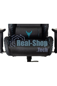 Кресло игровое Knight Outrid Smile черный эко.кожа крестов. пластик