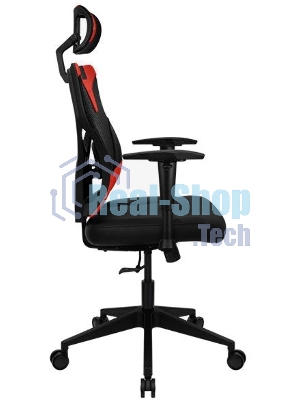 Кресло Aerocool GUARDIAN Champion красный, сетка, 150 кг, подголовник, регулируемые подлокотники, механизм качания, поясничная подушка