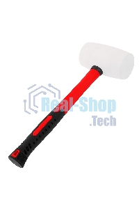 Киянка резиновая Matrix, 910 г, белая резина, фибергласовая рукоятка