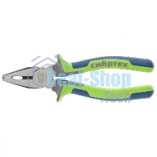 Плоскогубцы комбинированные Сибртех, 180 мм, фосфатирование, трехкомпонентные рукоятки