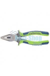 Плоскогубцы комбинированные Сибртех, 180 мм, фосфатирование, трехкомпонентные рукоятки