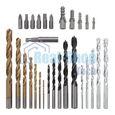 Набор сверл Matrix комбинированный (бетон 4-10мм, мет. 2-10мм, дер. 4-10мм, дюбеля) 300пр.