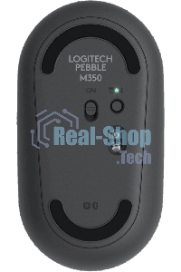 Мышь беспроводная Logitech Pebble M350 графитовый, 1000 dpi, радиоканал, Bluetooth, USB, кнопки - 3