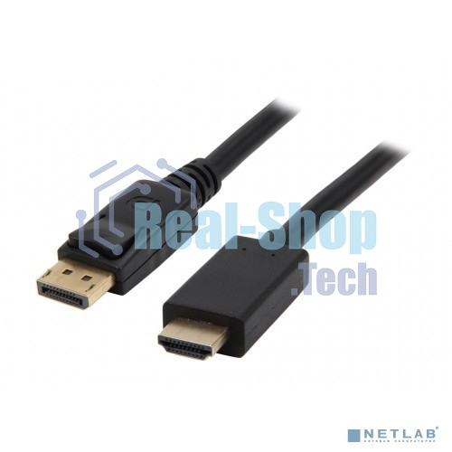 Кабель KS-is KS-385-3 DP M HDMI M 1080p, 3м