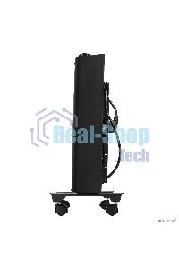 Конвектор Denzel XCE-2000B черный, 2000 Вт, 25 м2, термостат