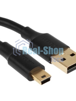 Кабель USB Type A на Mini USB угол влево 0,5 м