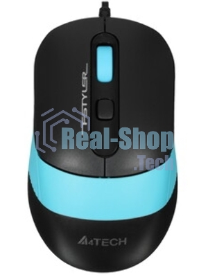 Мышь проводная A4Tech Fstyler FM10S белый/серый, 1600 dpi, USB, кнопки - 4