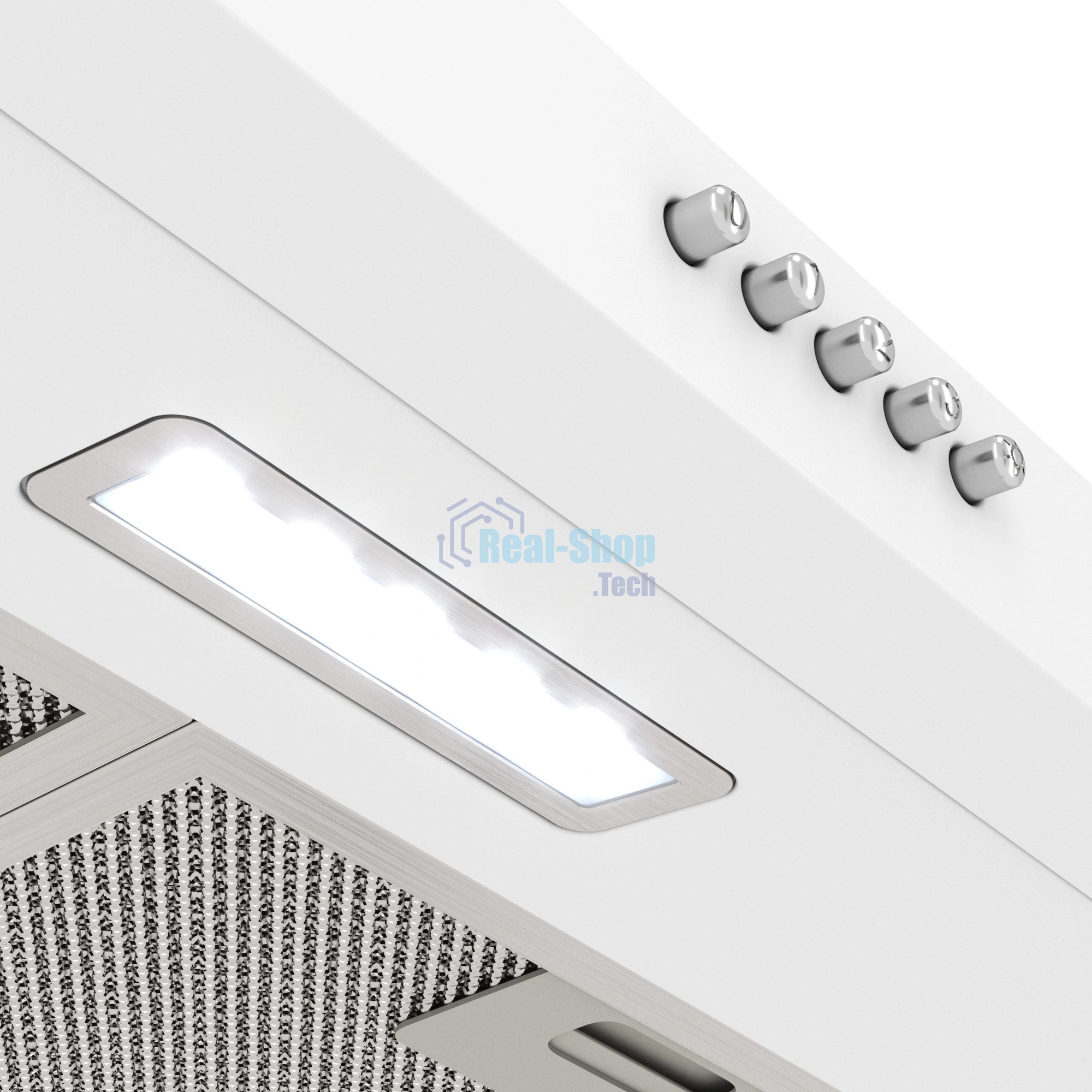 Вытяжка подвесная Elikor Eco ONE 60 WH белый, 60 см, 400 м³/ч, 51 дБ
