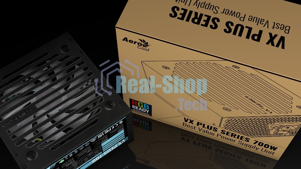 Блок питания Aerocool/Formula VX-700 PLUS RGb, 700Вт, 120мм, черный