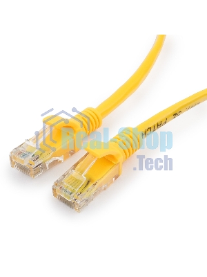 Патч-корд медный UTP Cablexpert PP10-10M/Y cat.5, 10м, литой, многожильный, желтый