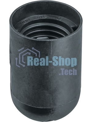 Патрон электрический Navigator NLH-PL-E27-BL пласт. подвесной черный E27