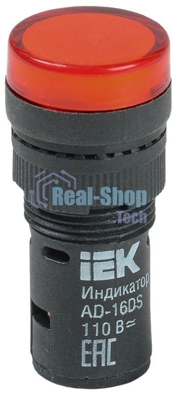 Арматура светосигнальная AD-16DS 24В AC/DC красн. ИЭК BLS10-ADDS-024-K04-16