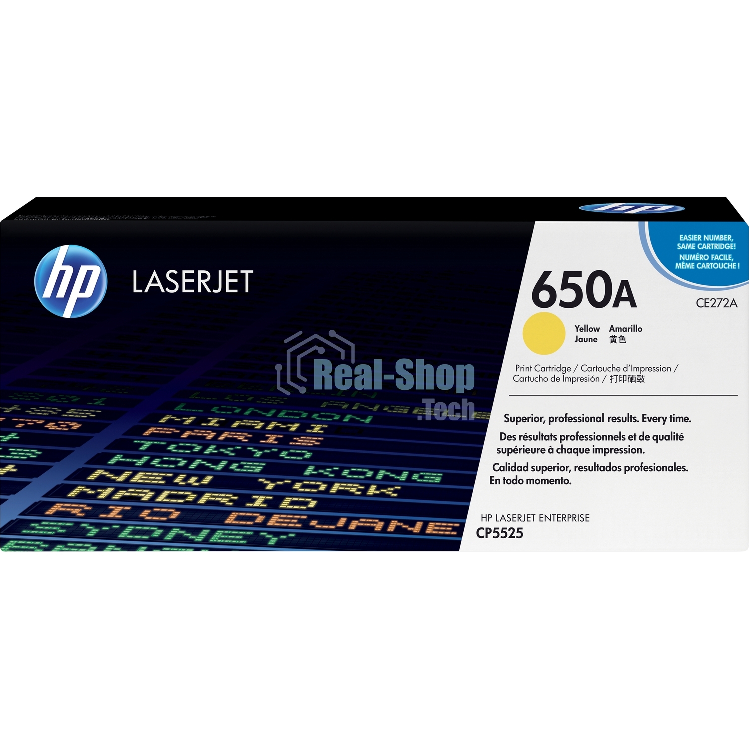 Картридж лазерный HP CE272A желтый для CLJ CP5520/5525 15000 стр.