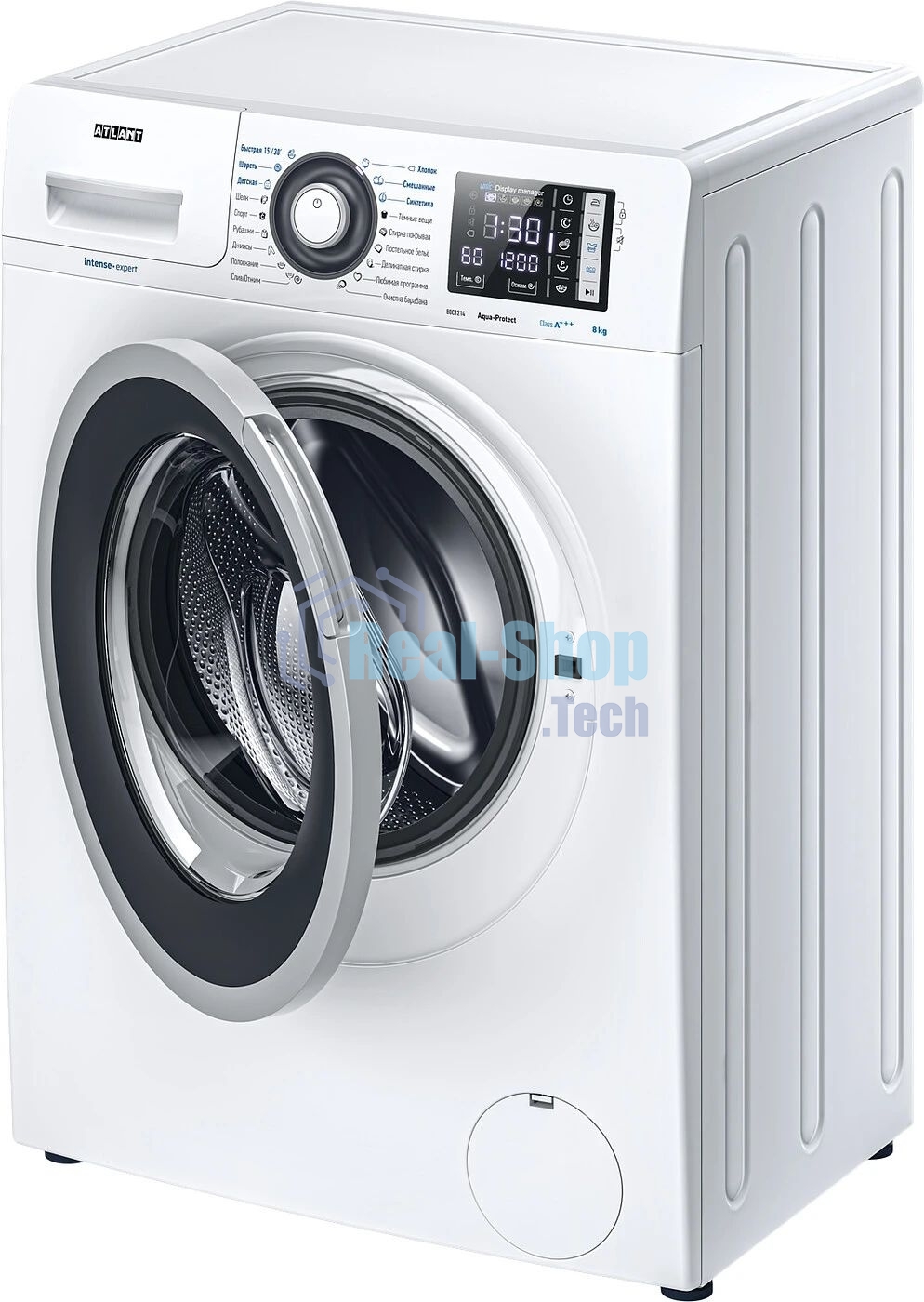 Стиральная машина Atlant СМА 80С1214-01 белый, загрузка фронтальная 8 кг, 1200 об/мин., класс: А+++