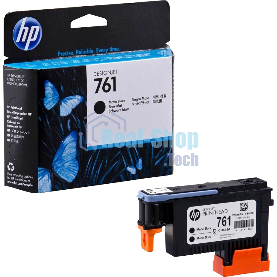 Картридж струйный HP 761 CH648A черный матовый печатающая головка для HP DJ T7100