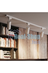 Светильник трековый цилиндр 20W 1650lm 4000K 180-240V IP20 65x210мм белый угол 24º LED