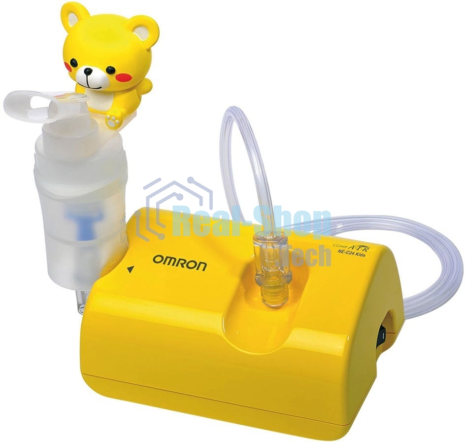 Ингалятор OMRON NE-C24 Kids компрессорный, детский, желтый