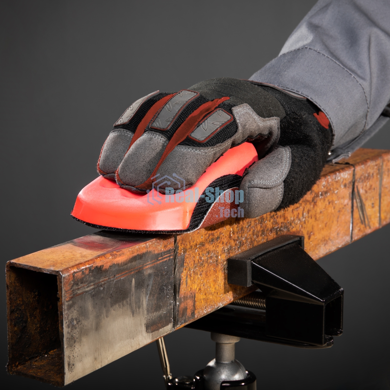 Брусок Matrix для шлифования, 125 мм с липучкой