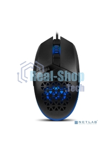 Мышь проводная SVEN RX-G735 черный, 4000 dpi, USB, кнопки - 6