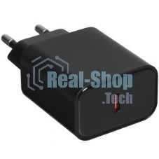 Сетевое зарядное устройство 1 Type-C Borofone BA71A Power, пластик, PD20Вт, QC3.0, черный (1/75/300)