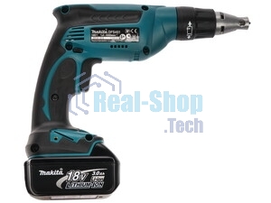 Дрель Makita DDF451RFE аккумуляторная DDF451RFE 18В,2х3Ач Li-ion,БЗП-13мм,0-300\600\1700об\м,80\40Нм,2.1кг,чем