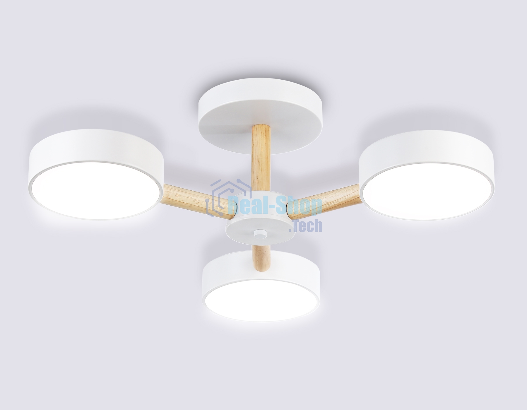 Светильник Ambrella light FL4821/3 WH белый 3000K-6400K 40W D580*160 (ПДУ ИК)