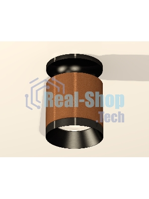 Светильник Ambrella Light XS7404101 SCF/PBK кофе песок/черный полированный MR16 GU5.3 (N7926, C7404, N7031)