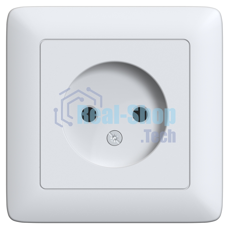 Розетка 1-м СП Хит 10А IP20 без заземл. бел. SchE RS10-132-B