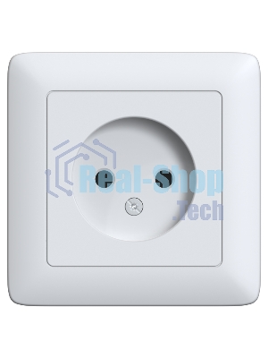 Розетка 1-м СП Хит 10А IP20 без заземл. бел. SchE RS10-132-B