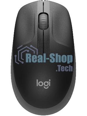 Мышь беспроводная Logitech M190 черный, 1000 dpi, радиоканал, USB, кнопки - 3