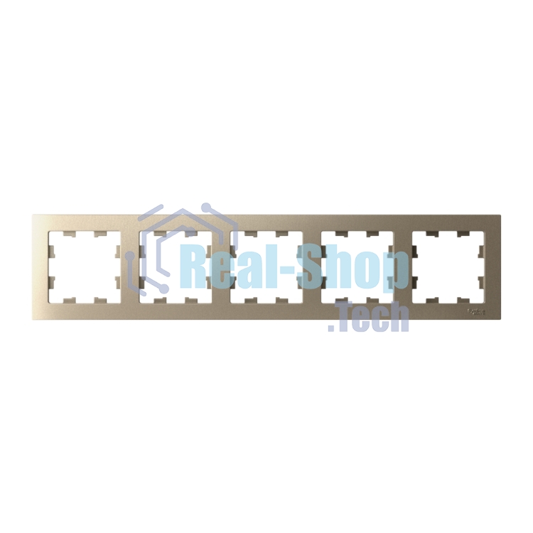 Рамка 5-м ATLAS DESIGN универс. шампань SchE ATN000505