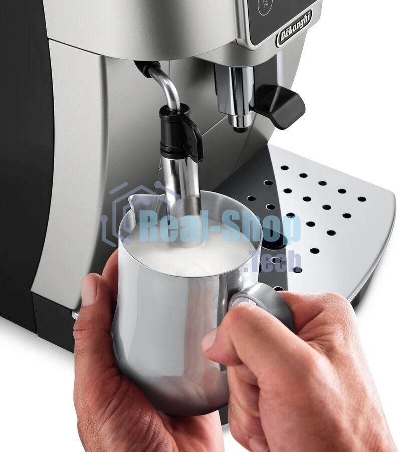 Кофемашина автоматическая DeLonghi ECAM220.31.SB черный/серебристый, исп. кофе - молотый/зерновой, 1.8 л, 1450 Вт, 15 Бар.